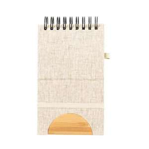 Taccuino Supporto Alyxa natural - personalizzabile con logo