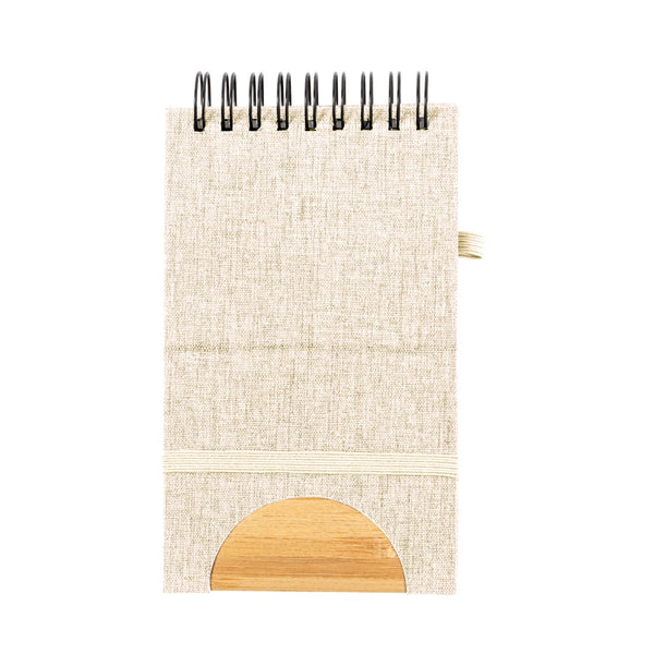 Taccuino Supporto Alyxa natural - personalizzabile con logo