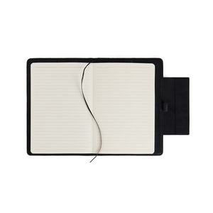 Taccuino VINGA Marlow GRS nero - personalizzabile con logo