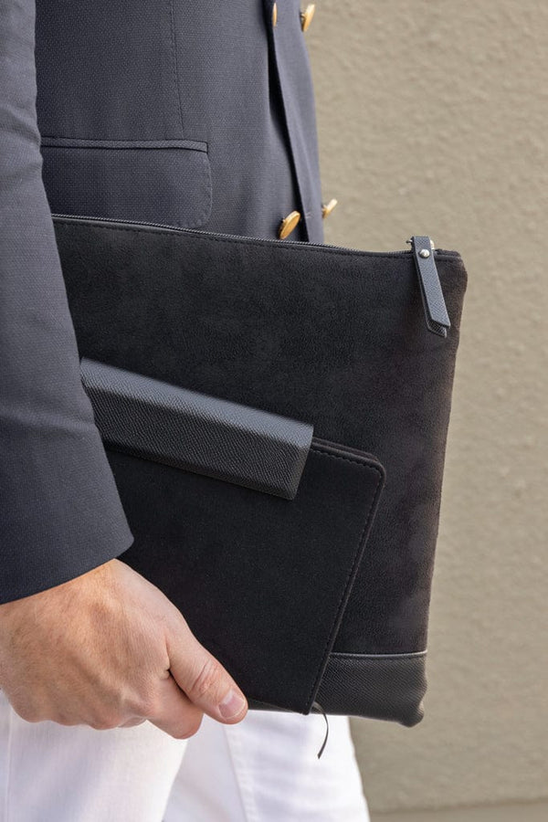 Taccuino VINGA Marlow GRS nero - personalizzabile con logo