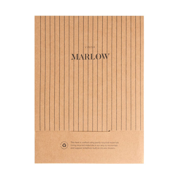 Taccuino VINGA Marlow GRS nero - personalizzabile con logo