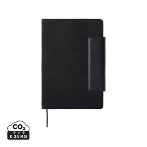 Taccuino VINGA Marlow GRS nero - personalizzabile con logo
