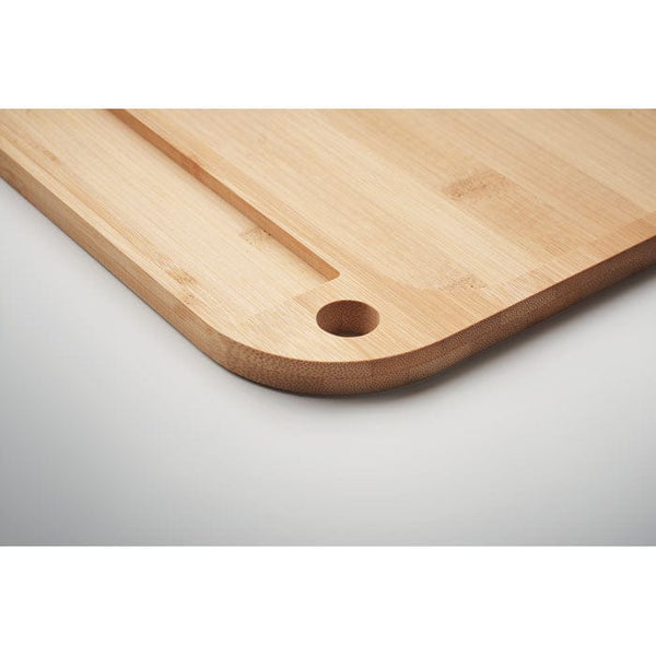 Tagliere e piatto in bamboo Legno - personalizzabile con logo