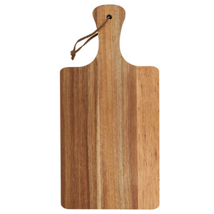 Tagliere in acacia 37 x 18 x 1,5 cm natural - personalizzabile con logo