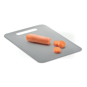 Tagliere in acciaio S Color argento - personalizzabile con logo