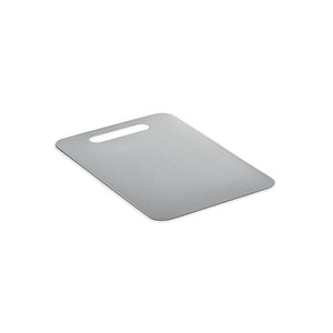 Tagliere in acciaio S Color argento - personalizzabile con logo