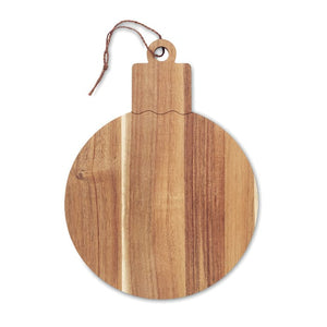 Tagliere in legno di acacia natural - personalizzabile con logo