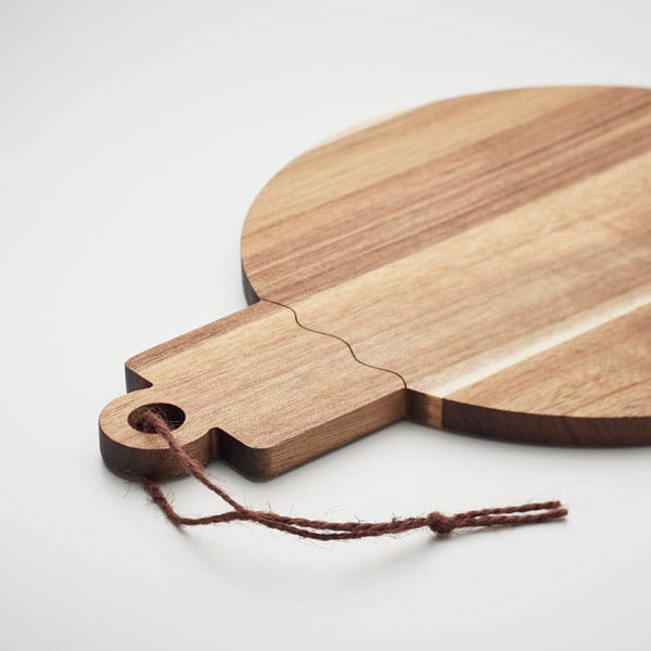Tagliere in legno di acacia natural - personalizzabile con logo
