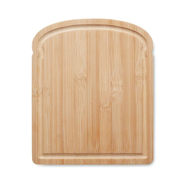 Tagliere per il pane in bamboo Legno - personalizzabile con logo