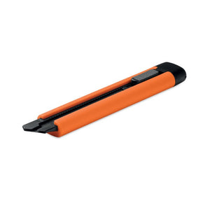 Taglierino grande retrattile arancione - personalizzabile con logo