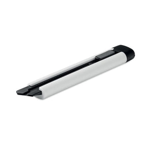 Taglierino grande retrattile Bianco - personalizzabile con logo