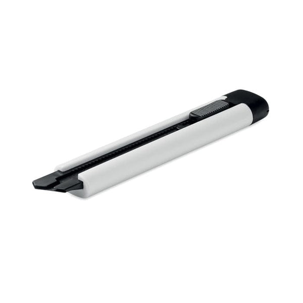 Taglierino grande retrattile Bianco - personalizzabile con logo
