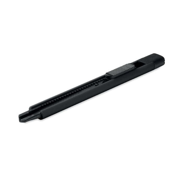 Taglierino piccolo retrattile Nero - personalizzabile con logo