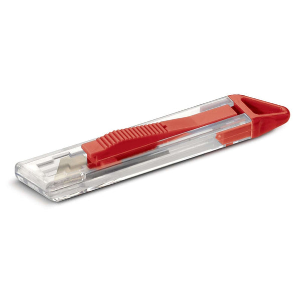 Taglierino retrattile Rosso - personalizzabile con logo