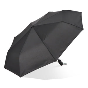 Taman Pongee 21" Ombrello antivento pieghevole Apertura e chiusura automatica Nero - personalizzabile con logo