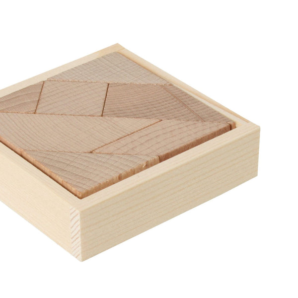 Tangram Personalizzato Double in Legno - personalizzabile con logo