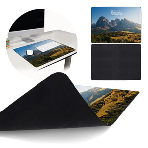 Tappetino da scrivania A2 con stampa in sublimazione 59x42 cm Bianco - personalizzabile con logo