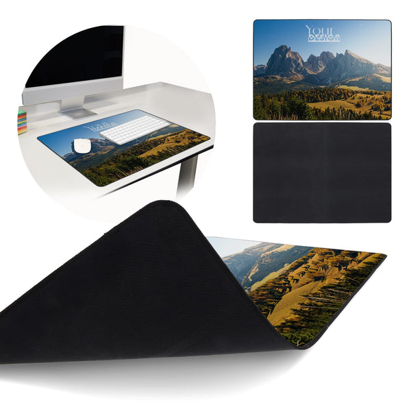 Tappetino da scrivania A2 con stampa in sublimazione 59x42 cm Bianco - personalizzabile con logo