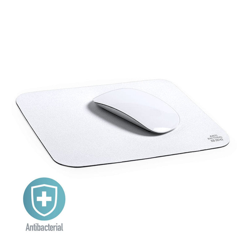Tappetino Mouse Antibatterico Walin bianco - personalizzabile con logo