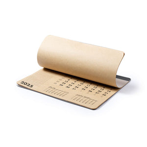 Tappetino Mouse Calendario Flen beige - personalizzabile con logo