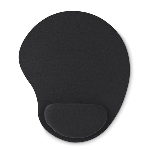 Tappetino mouse ergonomico Nero - personalizzabile con logo