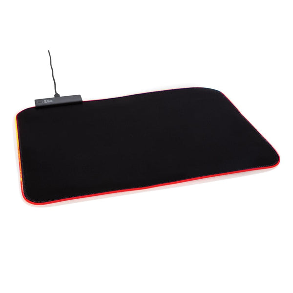 Tappetino mouse gaming RGB nero - personalizzabile con logo