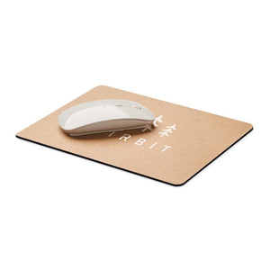 Tappetino mouse in carta beige - personalizzabile con logo