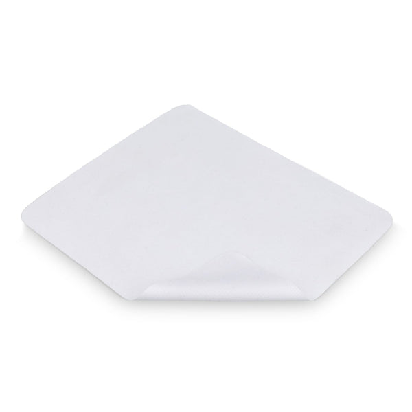 Tappetino mouse microfibra, puntini silicone, 18 × 22 cm, sublimazione. Bianco - personalizzabile con logo