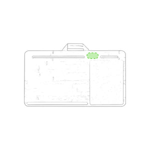 Tappetino Mouse Organizer Luan - personalizzabile con logo