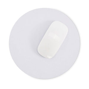 Tappetino per mouse rotondo sublimatico Bianco - personalizzabile con logo
