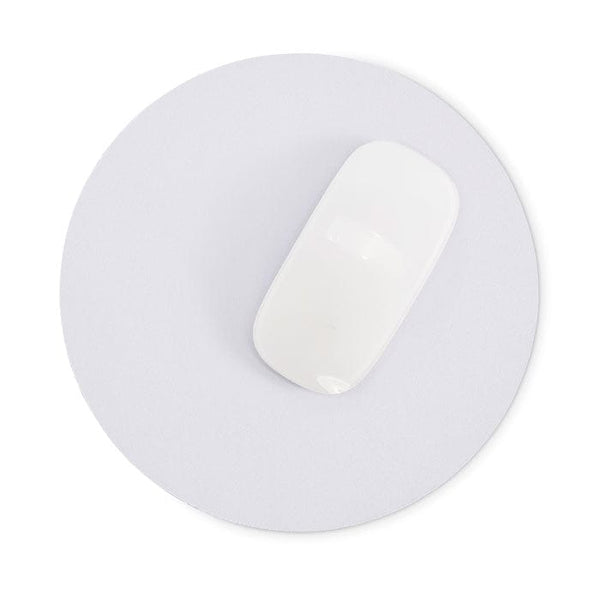Tappetino per mouse rotondo sublimatico Bianco - personalizzabile con logo
