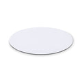 Tappetino per mouse rotondo sublimatico Bianco - personalizzabile con logo