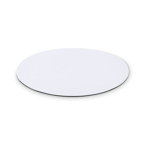 Tappetino per mouse rotondo sublimatico Bianco - personalizzabile con logo