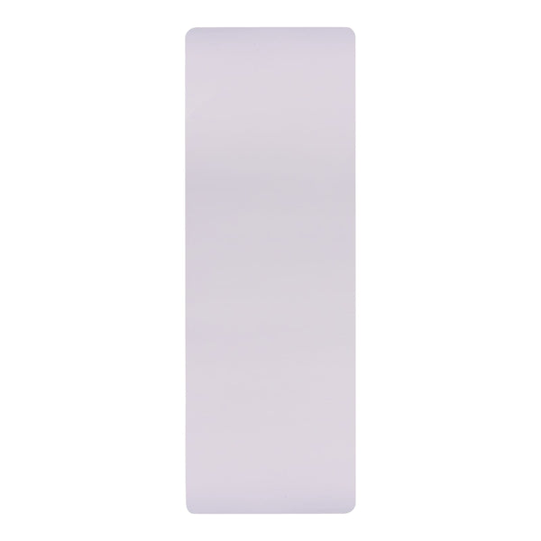 Tappetino yoga con stampa in sublimazione 61x173cm Bianco - personalizzabile con logo