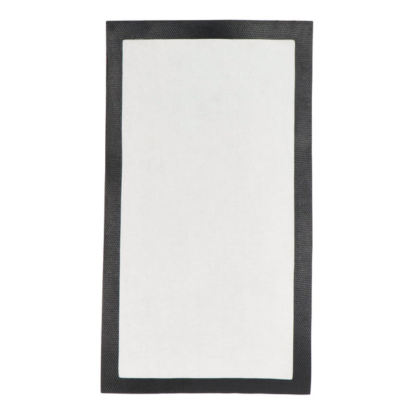 Tappeto da bar con stampa in sublimazione 44x25 cm Nero - personalizzabile con logo