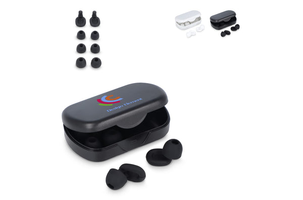 Tappi per le orecchie Travel-Comfort - personalizzabile con logo