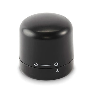 Tappo per bottiglia Nero - personalizzabile con logo