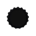 Tappo per Bottiglia Osbourne nero - personalizzabile con logo