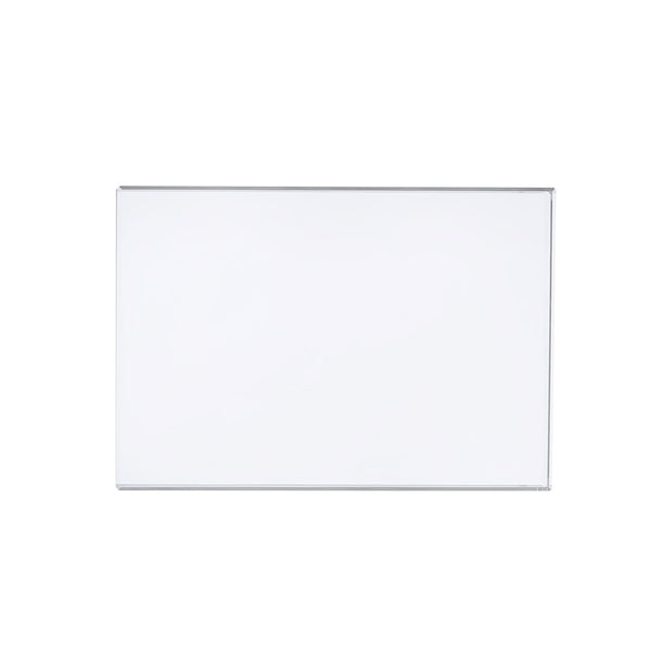 Targa da Tavolo Checken transparente - personalizzabile con logo