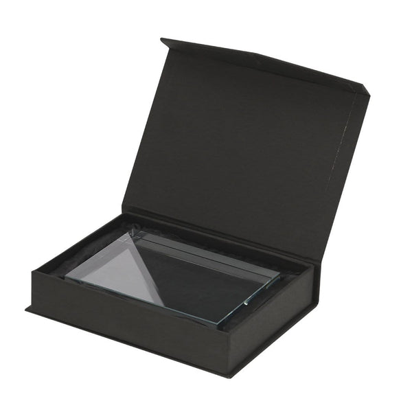 Targa da Tavolo Checken transparente - personalizzabile con logo