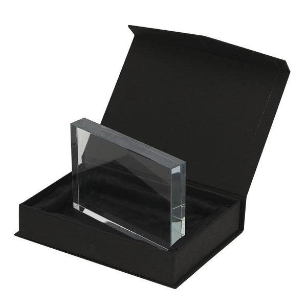 Targa da Tavolo Checken transparente - personalizzabile con logo