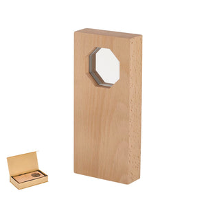 Targa da Tavolo Taorex natural - personalizzabile con logo