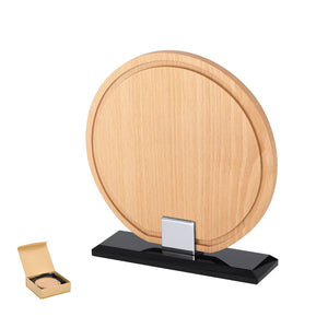 Targa da Tavolo Vererol natural - personalizzabile con logo