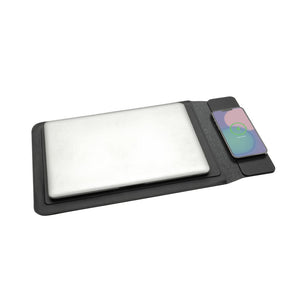 Tasca per PC 14-15,6" ricarica magnetica wireless Swiss Peak nero - personalizzabile con logo