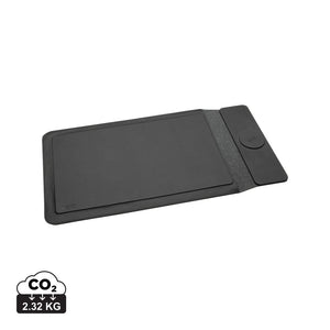 Tasca per PC 14-15,6" ricarica magnetica wireless Swiss Peak nero - personalizzabile con logo
