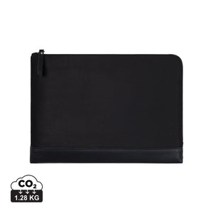 Tasca porta PC 14" VINGA Marlow im rPET RCS nero - personalizzabile con logo