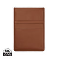Tasca porta PC 14" VINGA Timo in PU RCS marrone - personalizzabile con logo