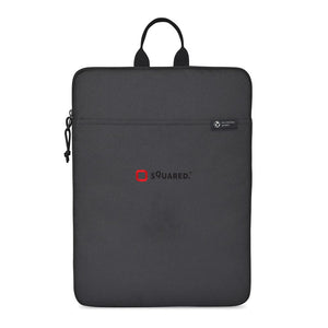 Tasca porta PC da 16" Renew in rPet AWARE™ nero - personalizzabile con logo