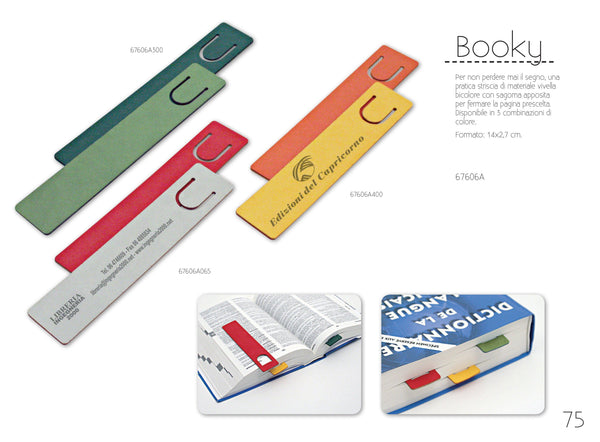 TASCABILI PERSONALIZZATI SOFT & FLEXY - Made in Italy Booky / 500 pezzi - personalizzabile con logo