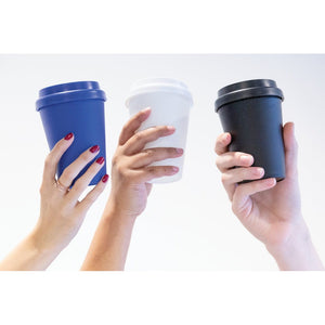 Tazza a doppia parete da caffè riutilizzabile 300ml - personalizzabile con logo